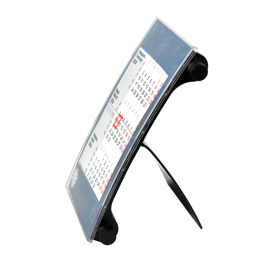 Календарь настольный на 2 года; размер 18,5*11 см, цвет- белый, пластик