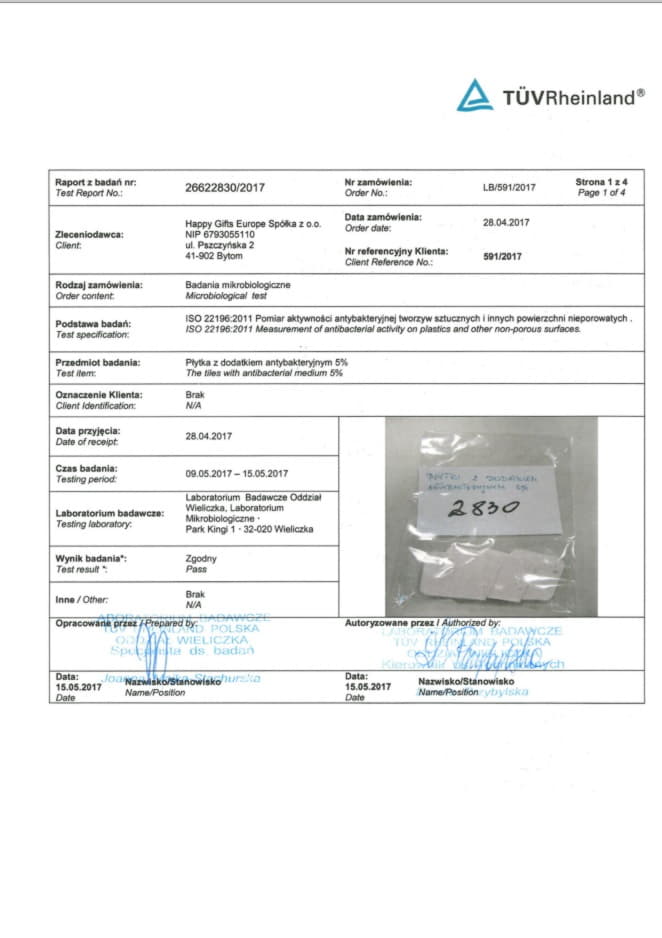 TWISTY SAFE TOUCH, ручка шариковая, белый, антибактериальный пластик