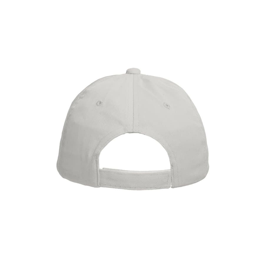 Бейсболка "Breeze", 5 клиньев,  застежка на липучке; белый; 100% хлопок; плотность 150 г/м2