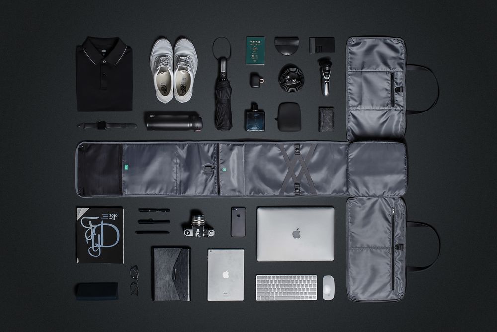 Дорожная сумка FlexPack Go, темно-серая Дорожная сумка FlexPack Go, темно-серая