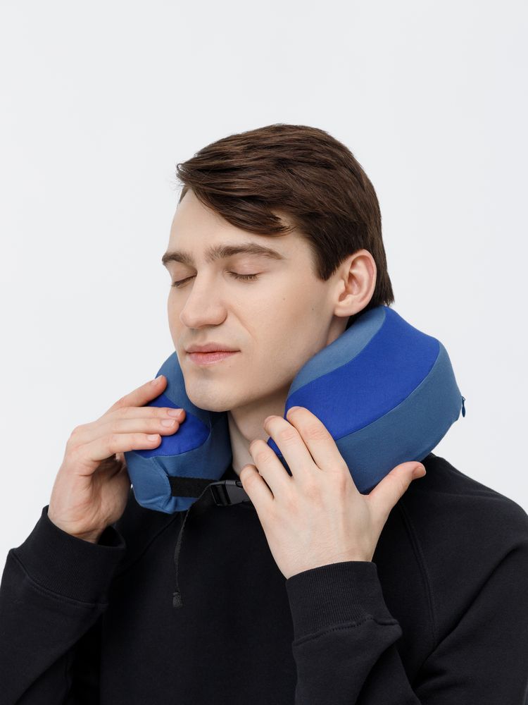 Дорожная подушка Piligrim, синяя