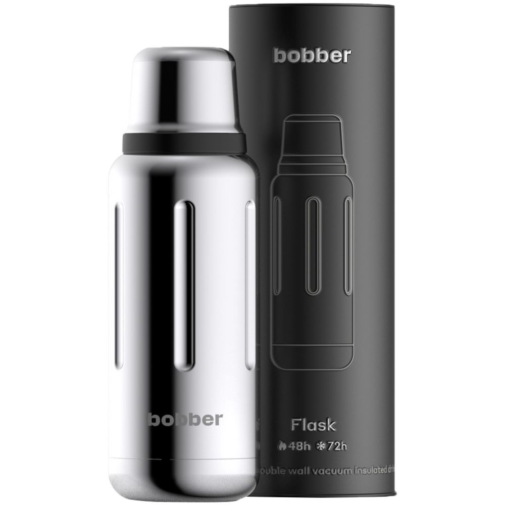 Термос Flask 1000, вакуумный, стальной зеркальный Термос Flask 1000, вакуумный, стальной зеркальный