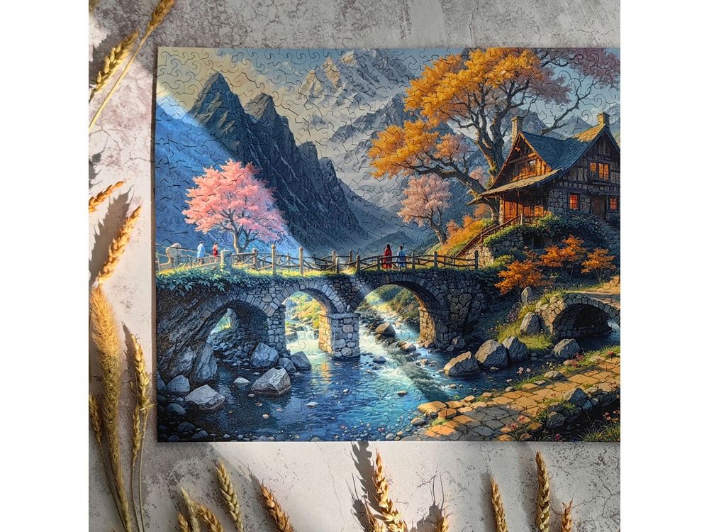 Деревянный пазл "Wonderhouse"