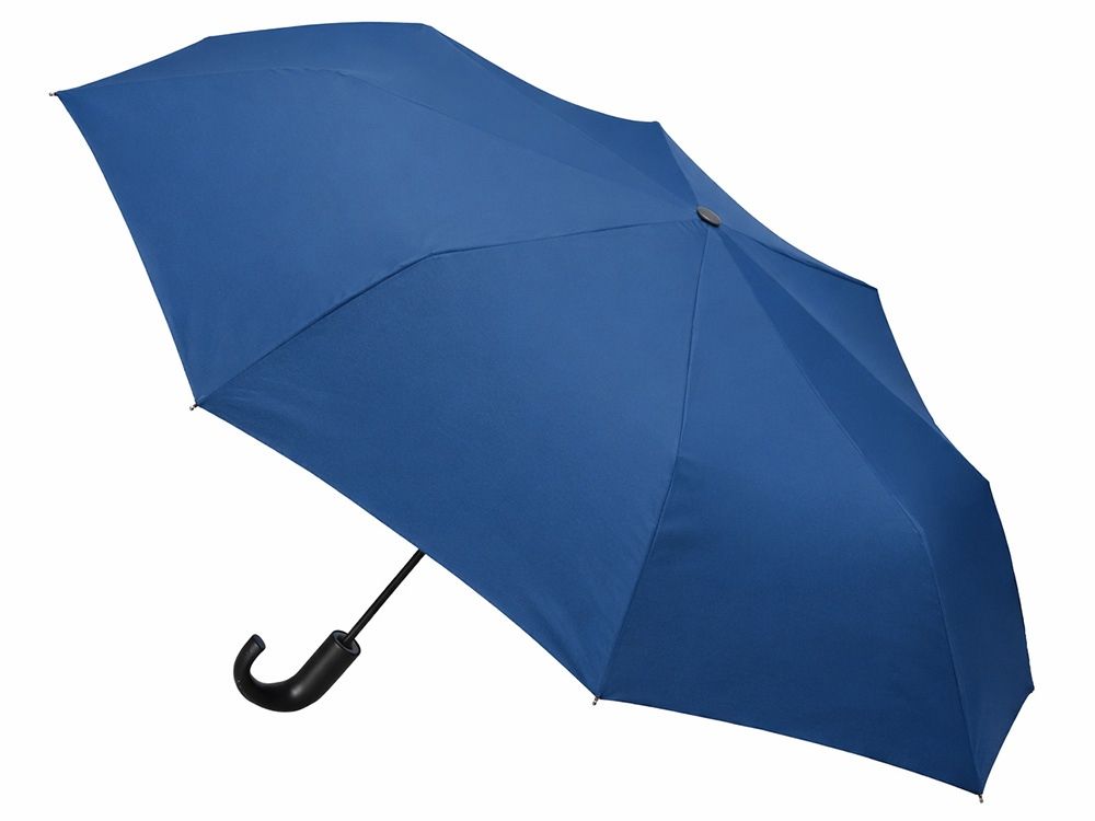 Складной зонт полуавтоматический, синий