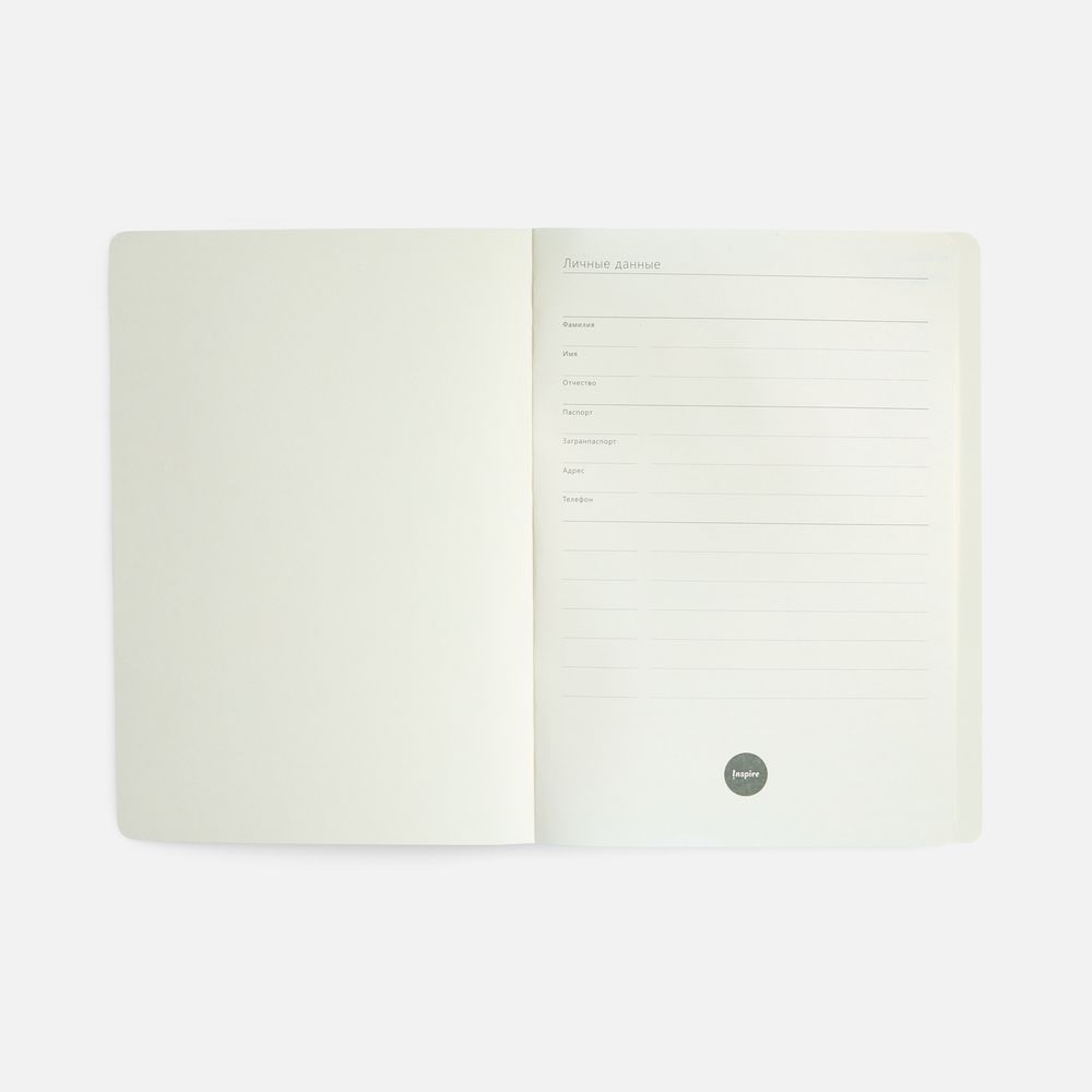 Ежедневник Vale New, недатированный, черный