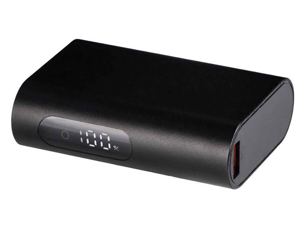 Внешний аккумулятор с QC/PD "Qwik", 10000 mah, черный