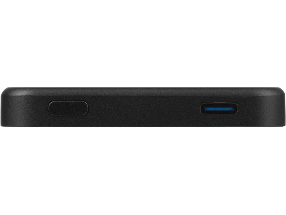 Магнитный беспроводной внешний аккумулятор "Razor", 5000 mAh, металл, черный