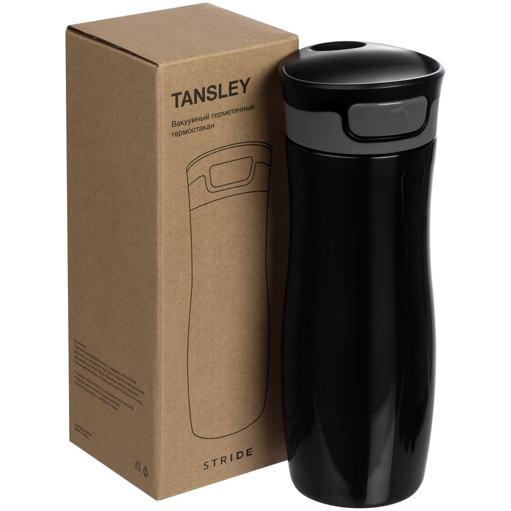 Термостакан Tansley, герметичный, вакуумный, черный Термостакан Tansley, герметичный, вакуумный, черный