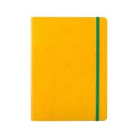Записная книжка BiColor в линейку / клетку 15.5 x 21 см - Желтый KK
