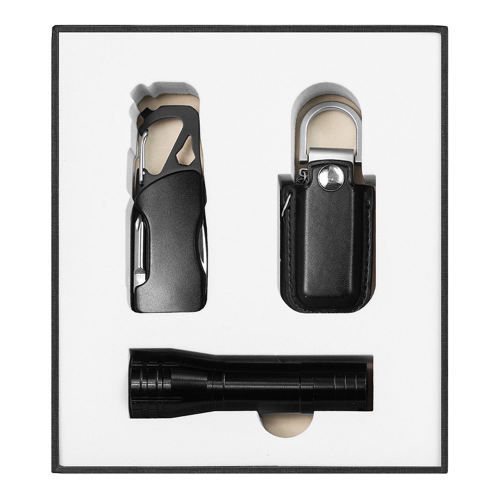 Набор подарочный Solution Superior Trio (флешка 32GB Palermo, фонарик Tools Luma