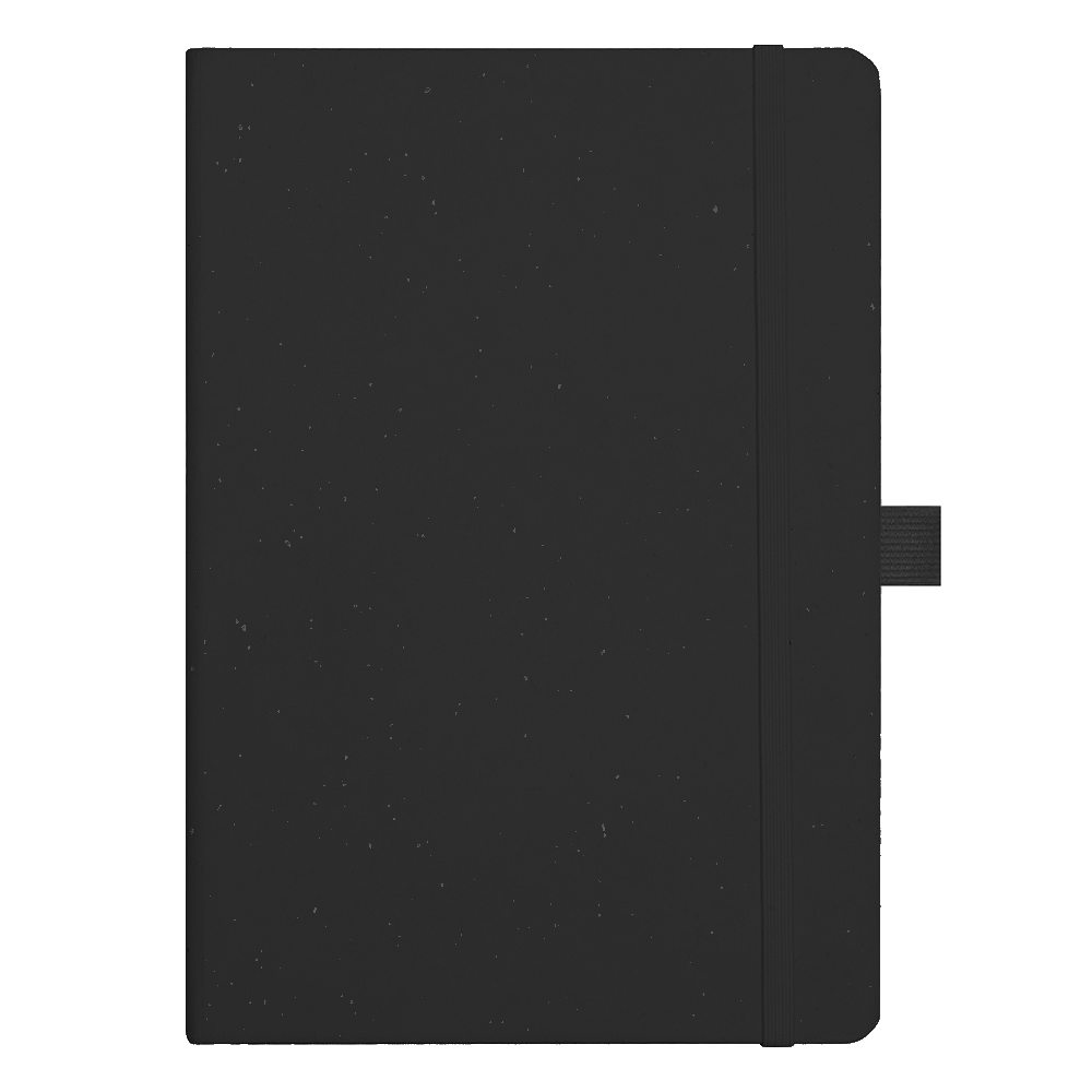 Блокнот Forest  Alfa Polo Recycled Paper А5, недатированный, в твердой обложке,  с резинкой и петлей для ручки