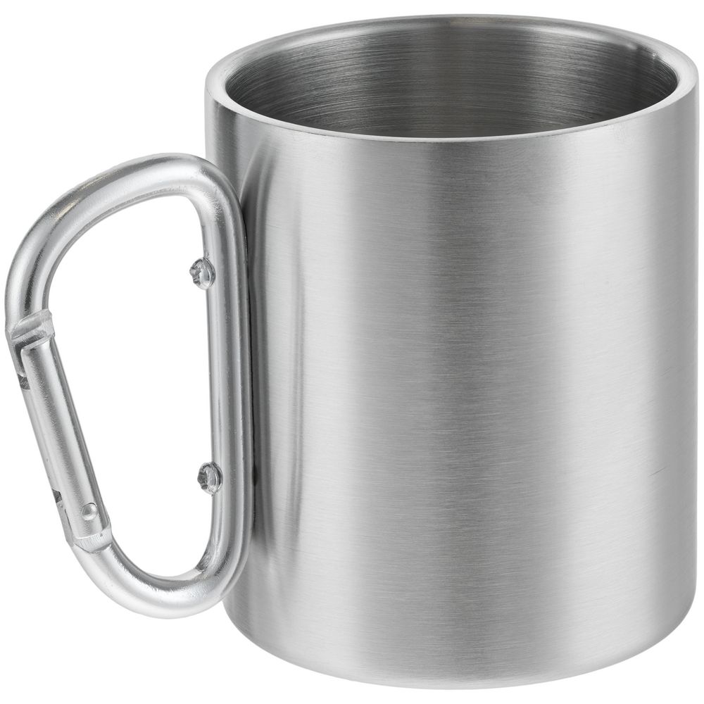 Кружка Trek, с серебристой ручкой-карабином Кружка Trek, с серебристой ручкой-карабином