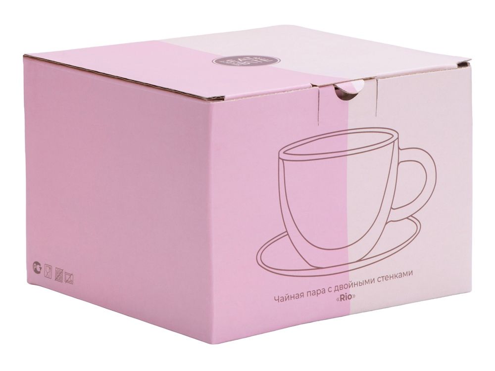 Чайная пара с двойными стенками "Rio"