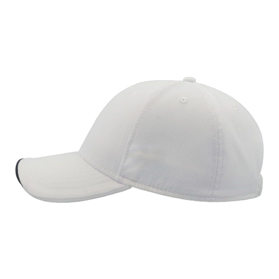 Бейсболка "ESTORIL-S", 6 клиньев, застежка на липучке; белый; 100% полиэстер,  170 г/м2