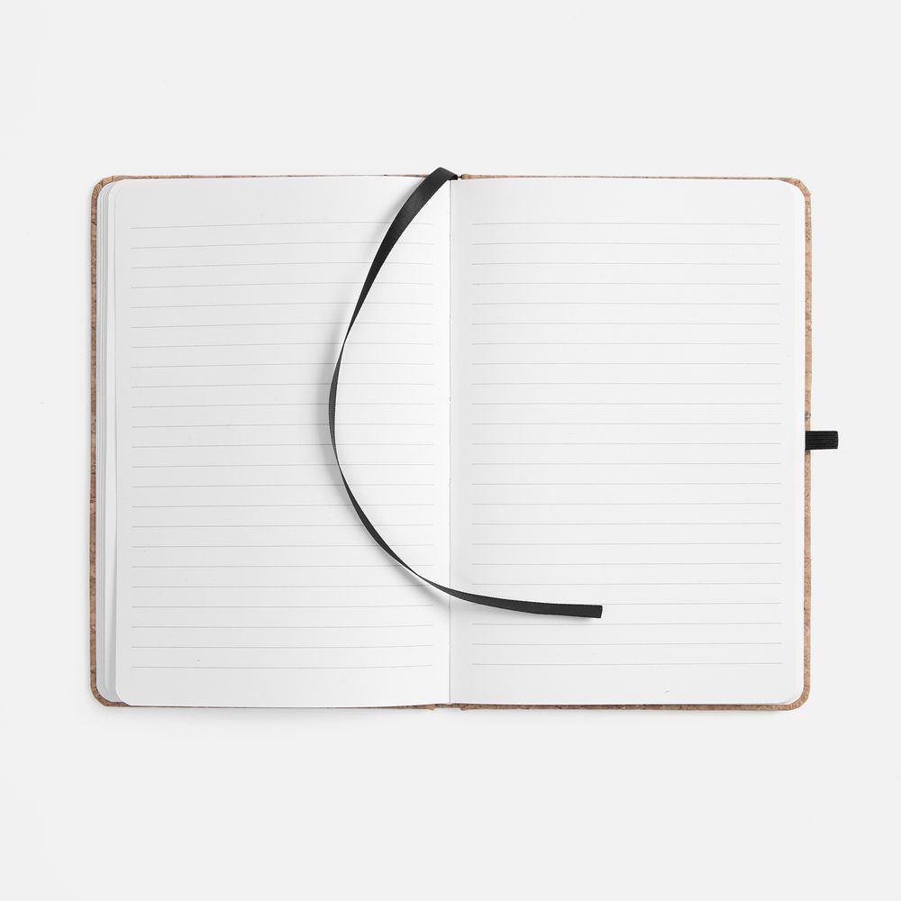 Блокнот Corkfolio, черный