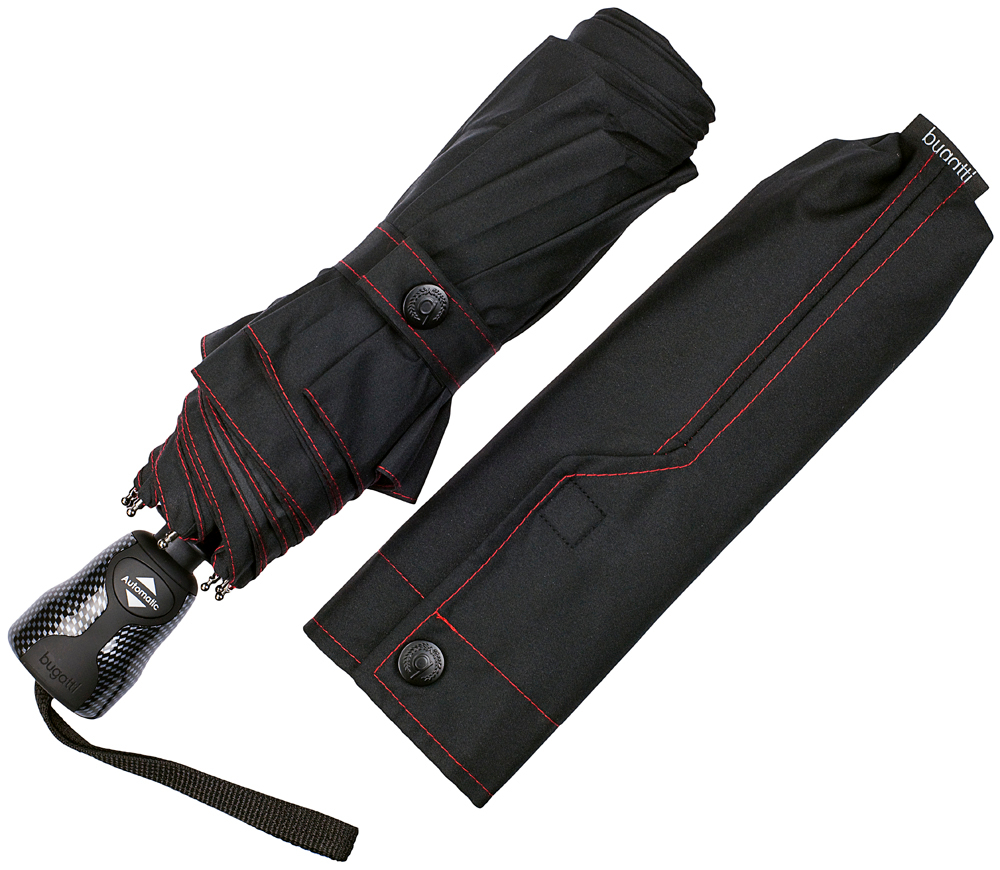 Складной зонт Gran Turismo Carbon, черный Складной зонт Gran Turismo Carbon, черный