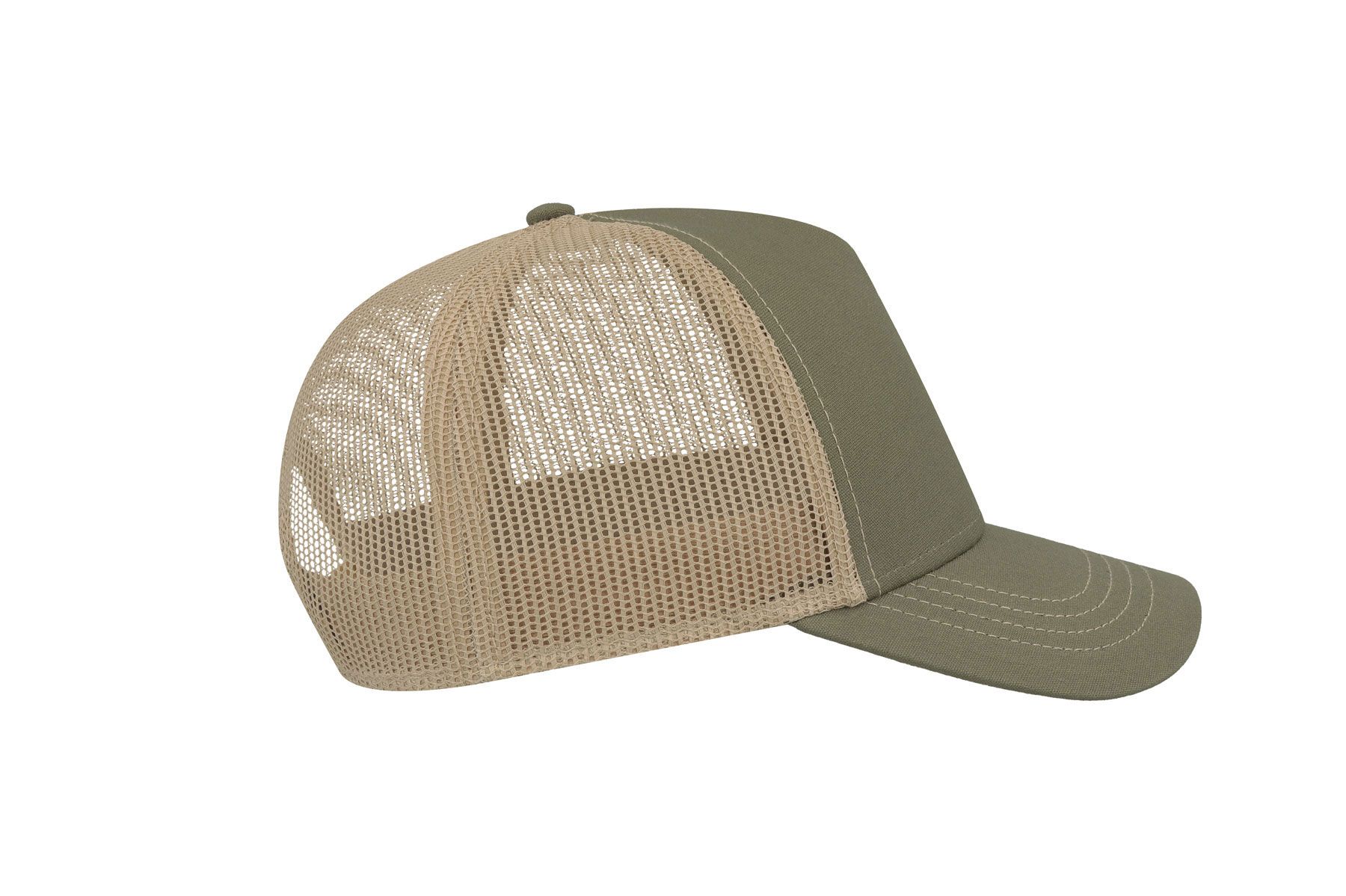 Бейсболка RAPPER CANVAS-S, 5 клиньев, пластиковая застёжка