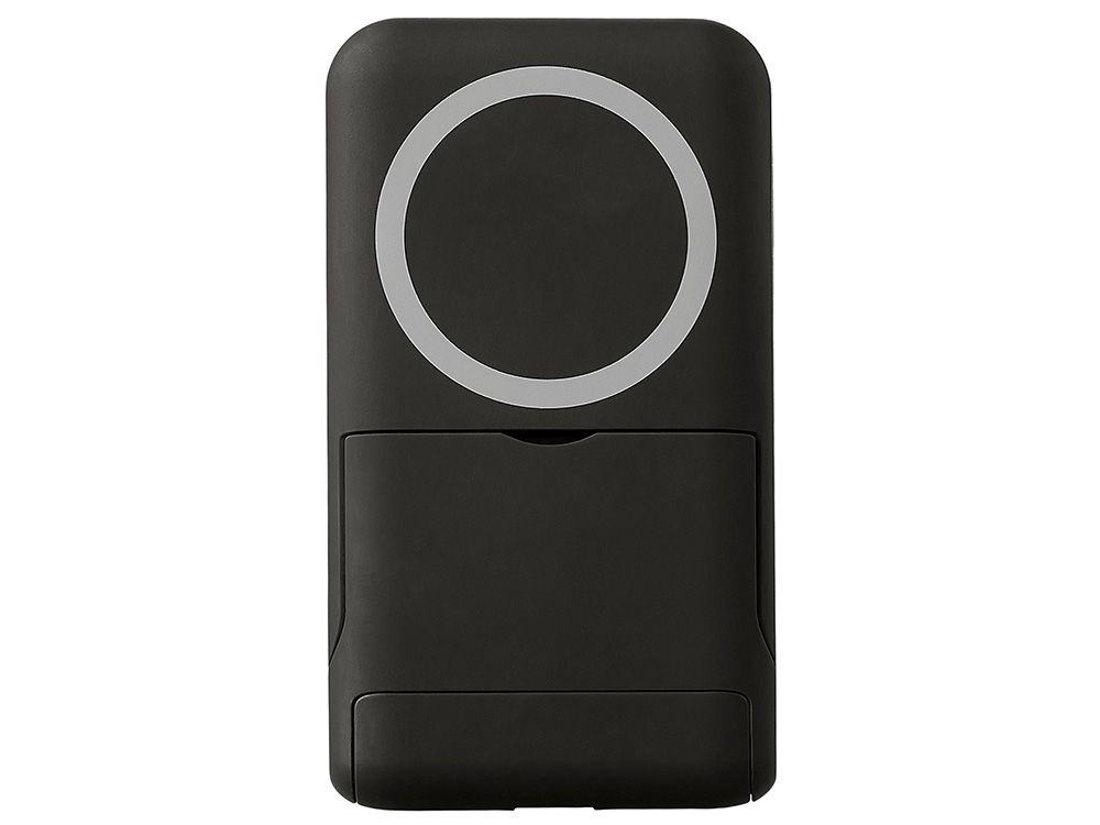 Беспроводной внешний аккумулятор с подсветкой лого и подставкой «Magflash», 10000 мАч, 15 Вт