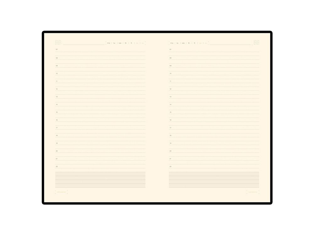 Ежедневник А5 недатированный «Zenith», красный