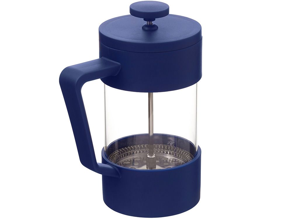 Пластиковый френч-пресс "Intense", 600мл, темно-синий