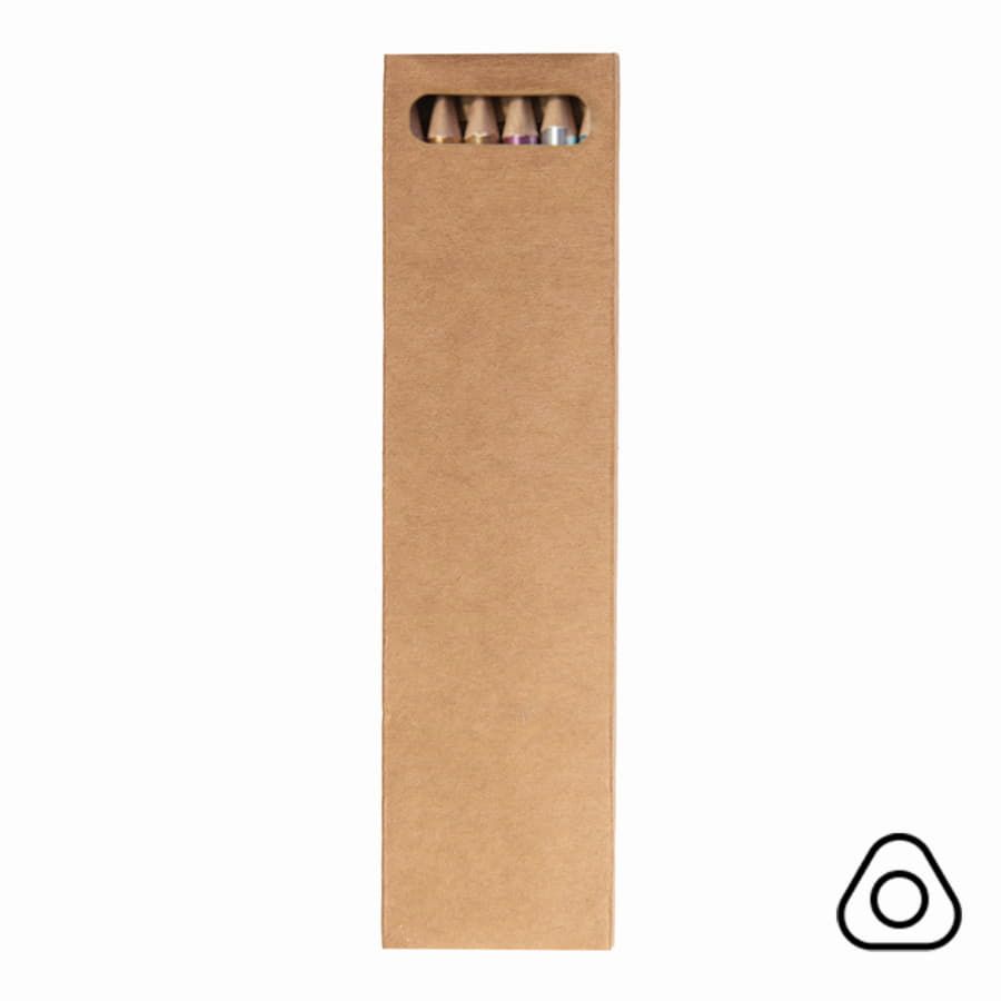 Цветные карандаши METALLIC, 6 цветов