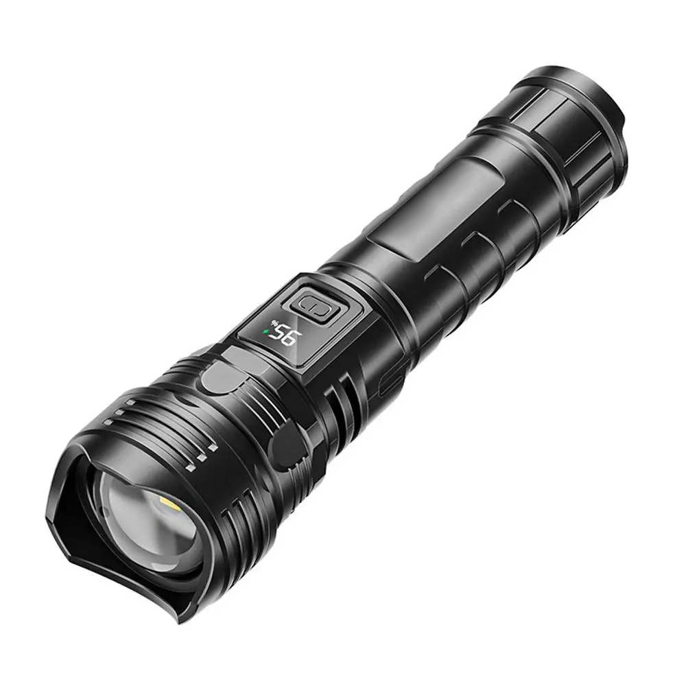 Фонарь Tools Bristol, пластиковый, аккумуляторный, с электронным дисплеем,  с зарядкой type-c