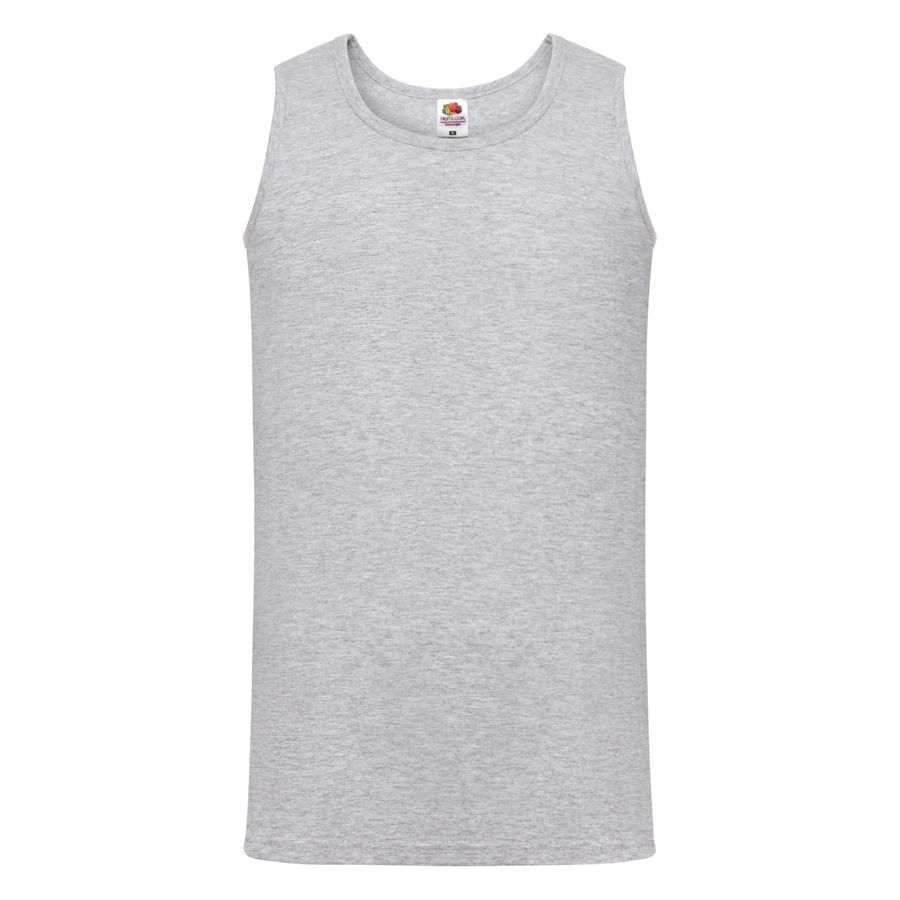 Майка мужская "Athletic Vest", серый_S, 100% х/б, 160 г/м2