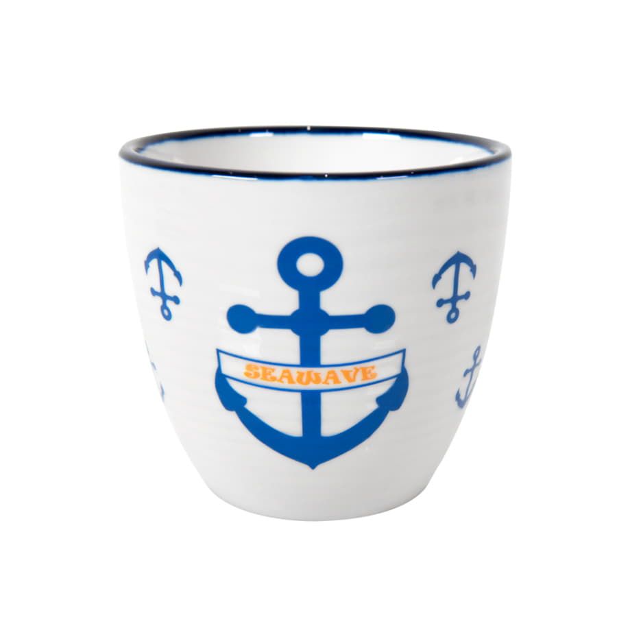 Чайник и чайная пара SEAWAVE  в упаковке, 200мл и 500мл, фарфор