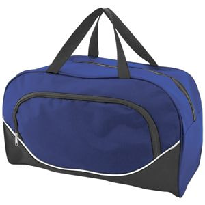 Сумка спортивная; серый с черным; 46х28х19 см; полиэстер Сумка спортивная; серый с черным; 46х28х19 см; полиэстер