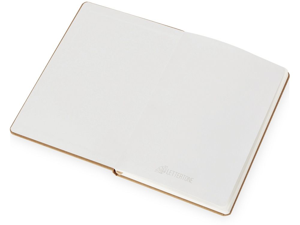 Блокнот из крафта и каменной бумаги А5 "Fleekstone", твердая обложка, крафтовый