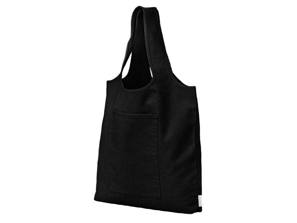 Сумка-шоппер Vest из хлопка 340 г/м2, черный