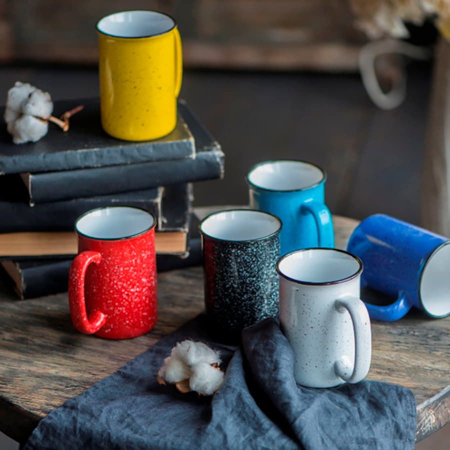 Кружка  UNIVERSE, голубой, 390мл, тонкая керамика