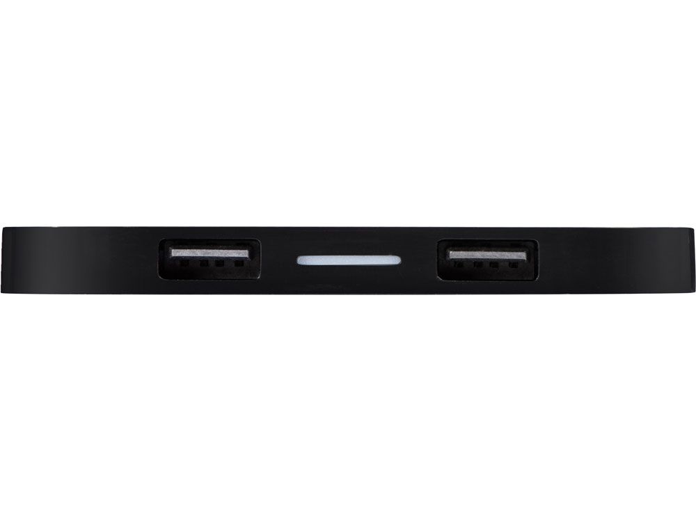 Беспроводная зарядка «Tile» с 2 USB-A, 5 Вт, черный