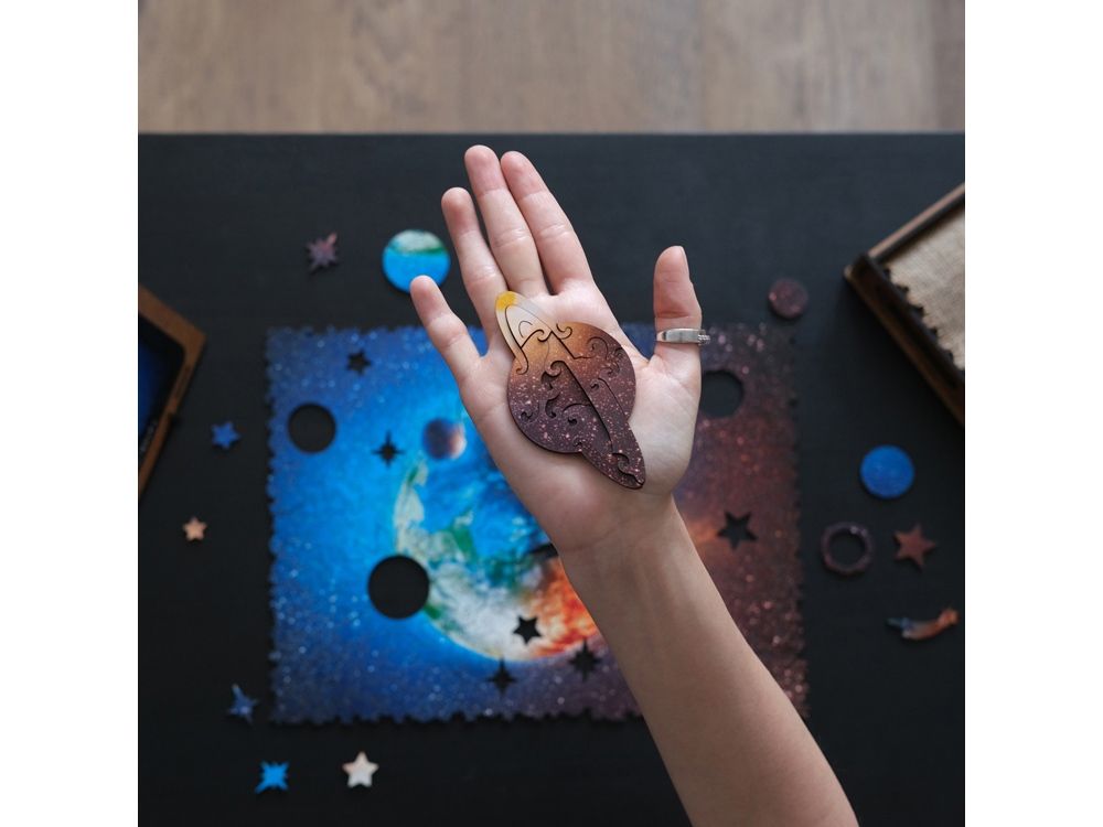 Деревянный пазл "Earth"