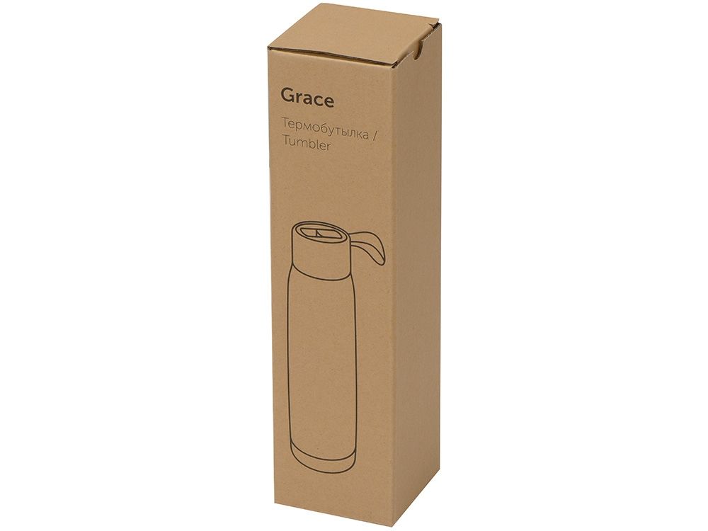 Термобутылка «Grace» 320мл, белый
