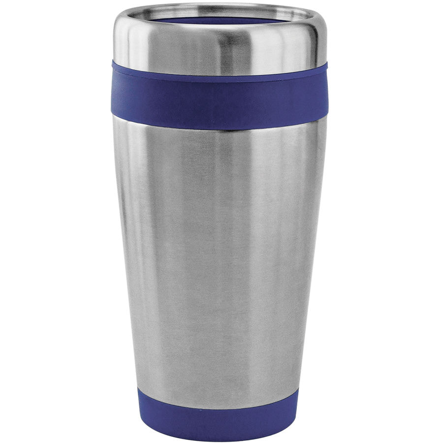 Термокружка дорожная с крышкой "Хит"; 450 мл; синий, металл; лазерная гравировка Термокружка дорожная с крышкой "Хит"; 450 мл; синий, металл; лазерная гравировка