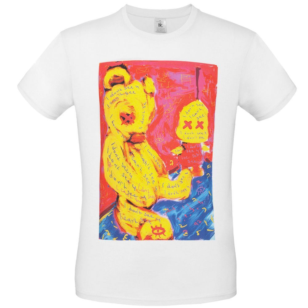 Футболка I Don't See You, белая, размер S