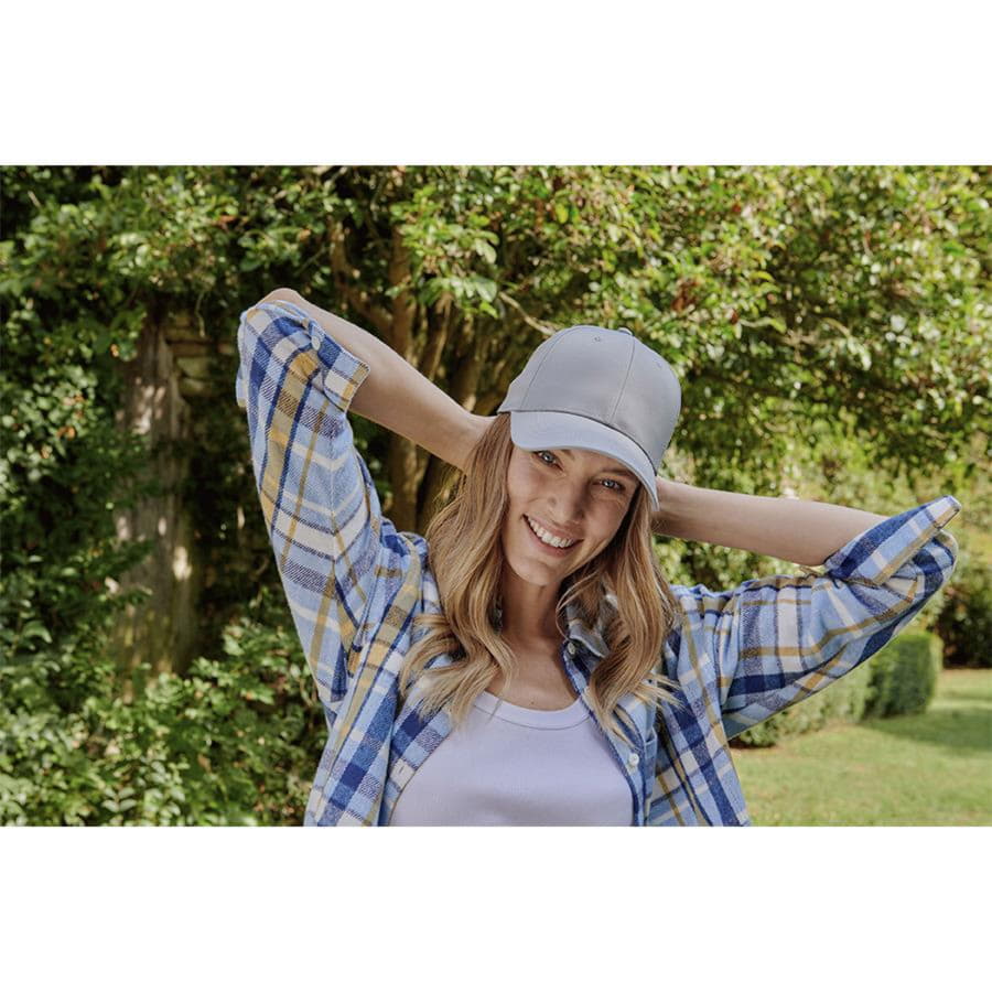 Бейсболка "PITCH", 6 клиньев, темно-серый, 97% полиэстер, 3% эластан, плотность 200  г/м2