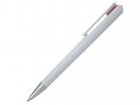 Ручка шариковая, пластик, белый/красный арт. M201038-A