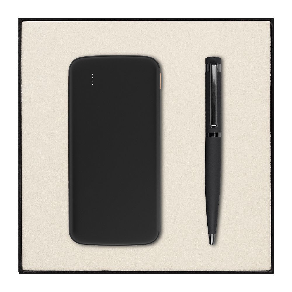 Набор подарочный Solution Superior Duo (внешний аккумулятор «Universal», ручка Attashe)