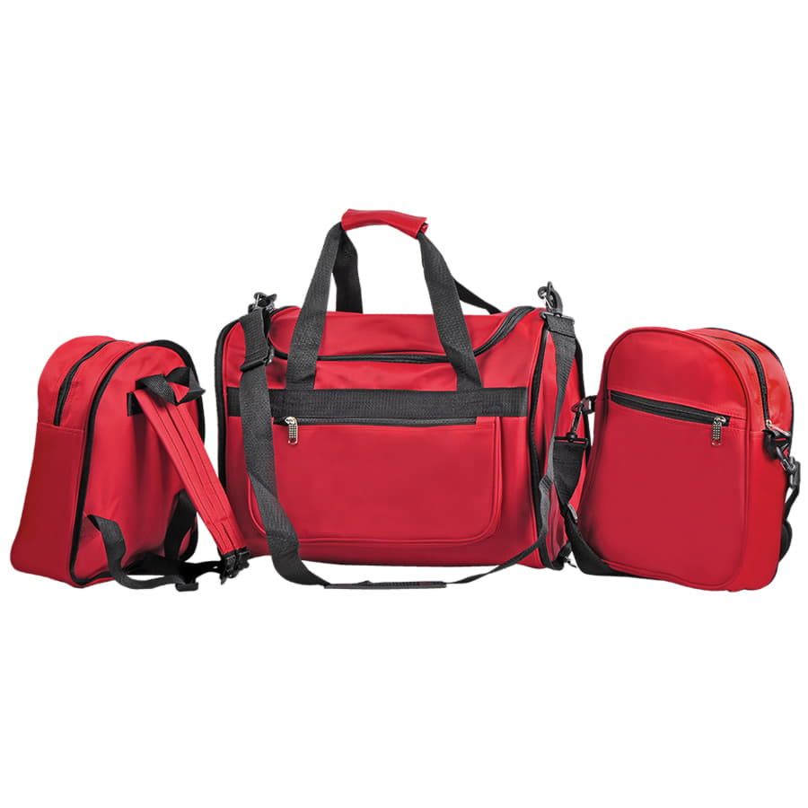 Сумка "Quatro"; красный; 61х30х21 см; нейлон