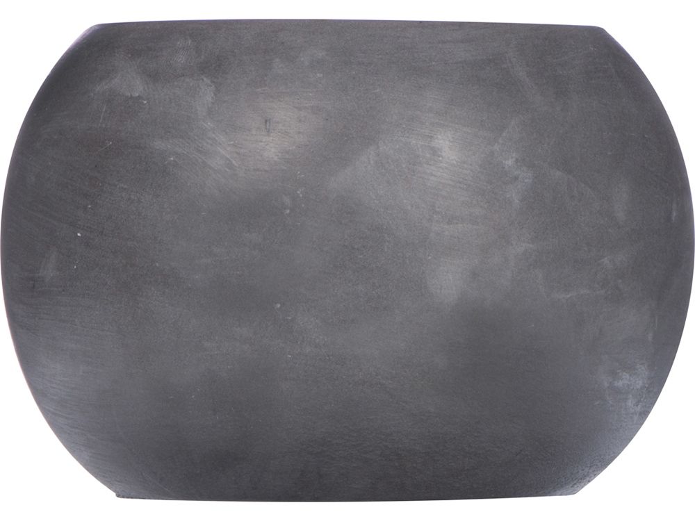 Круглая свечка в бетоне, фитиль дерево, oud wood