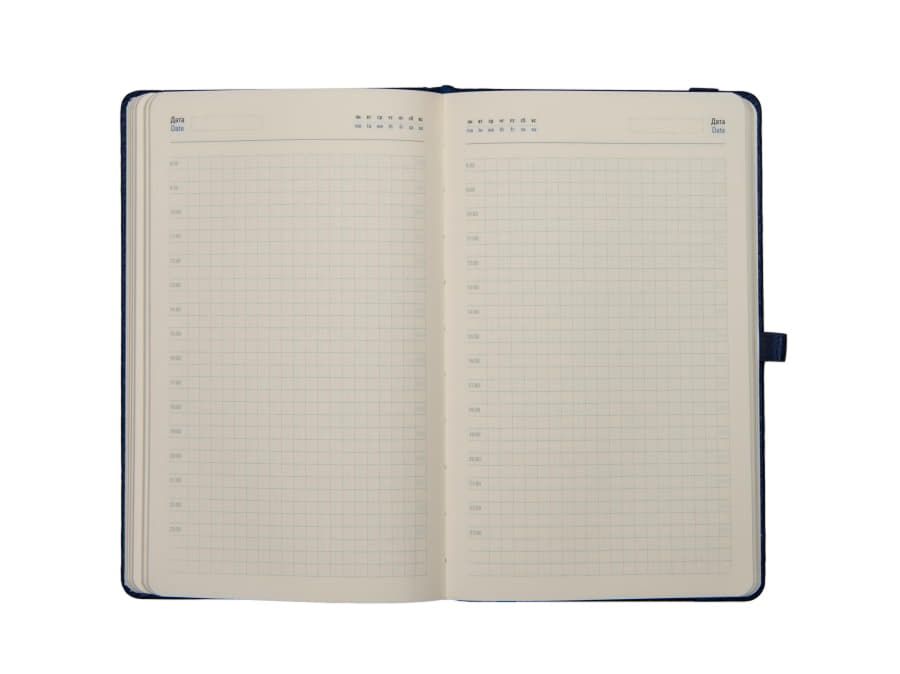 Ежедневник недатированный Starry , А5, черный, кремовый блок