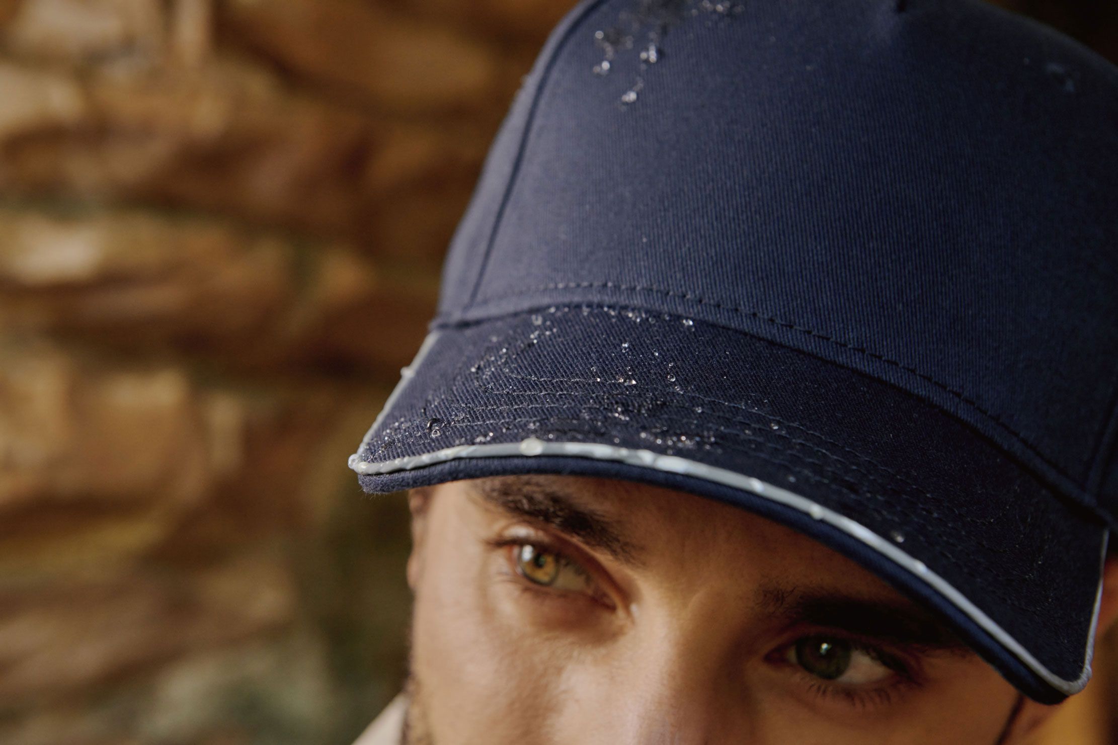 Бейсболка REFLECT-S, 5 клиньев, синий, 100% переработанный полиэстер, 200 г/м2, металлическая застежка