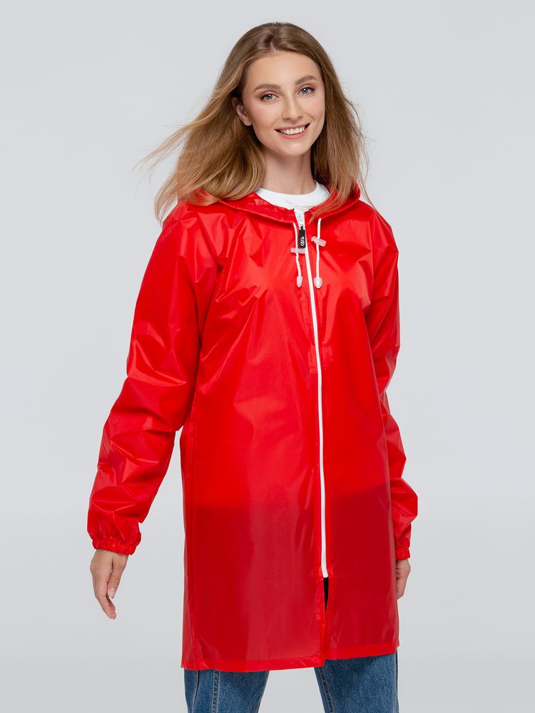 Дождевик «Дерзость и расчет», красный, размер S Дождевик «Дерзость и расчет», красный, размер S