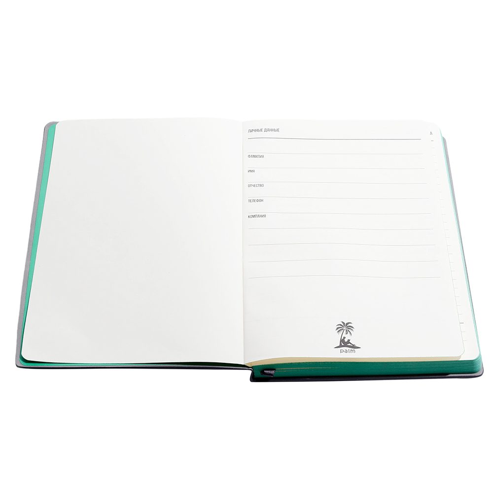 Ежедневник A5 недатированный Carisma в мягком переплёте, зеленый