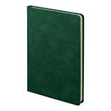 Ежедневник недатированный Muse,зеленый, А5, с декоративной полосой, цвет коричневый, кремовый блок