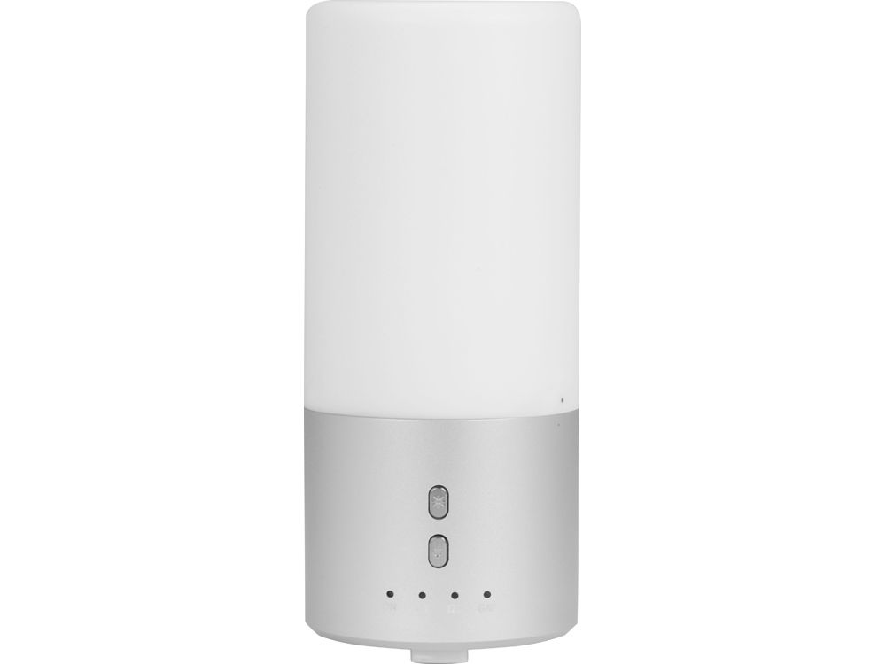 Увлажнитель воздуха с подсветкой "Breathe", белый/серебристый