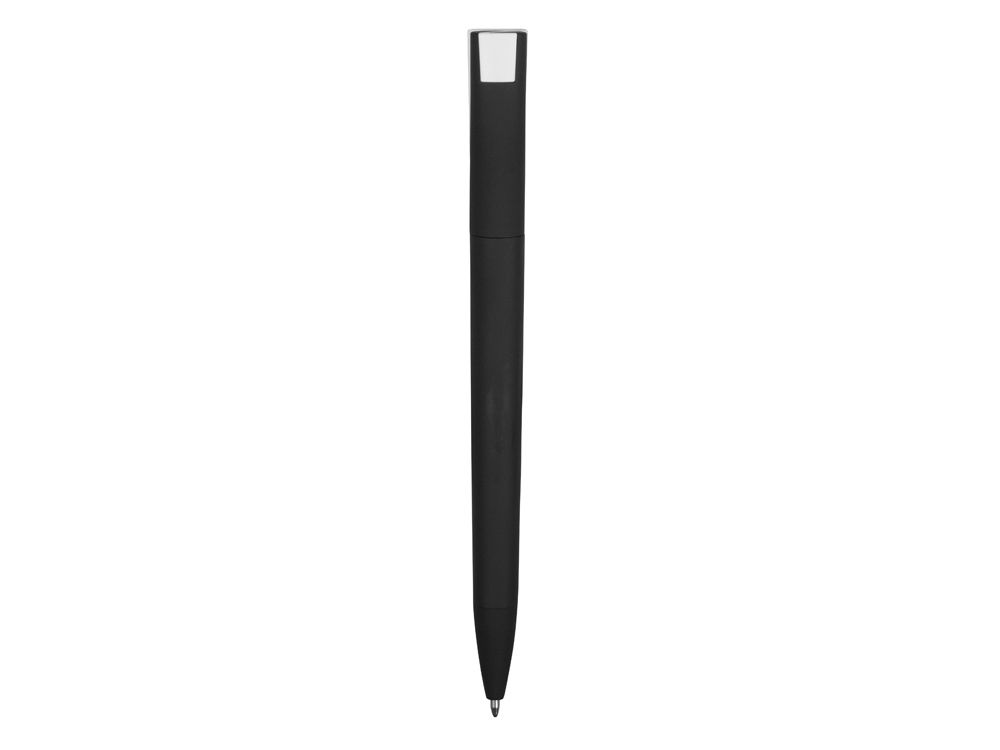 Ручка пластиковая soft-touch шариковая «Zorro», черный/белый