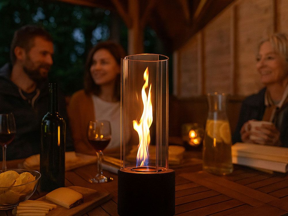 Биокамин с вьющимся пламенем "Dance of flame"